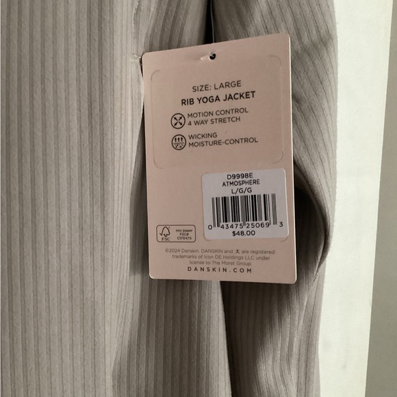 Danskin Rib Yoga Jacket - Picture 5 of 7
